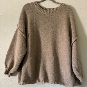 Oversized Crewneck Sweater